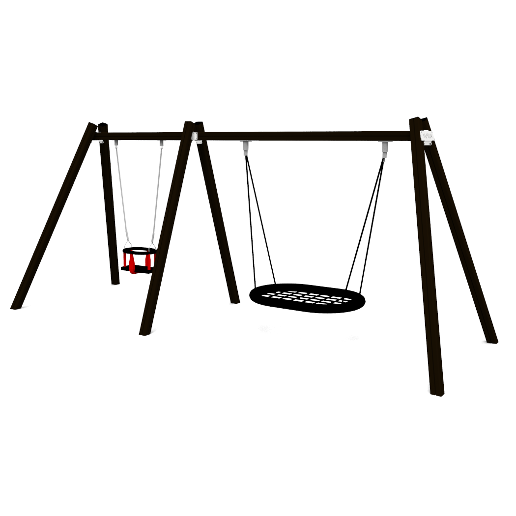 Single baby swing + nest swing