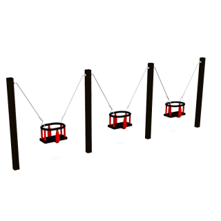 Mini triple swing
