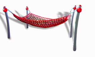 Rope net hammock
